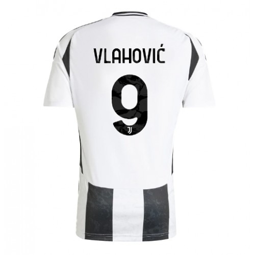 Dres Juventus Dusan Vlahovic #9 Domaci 2024-25 Kratak Rukav